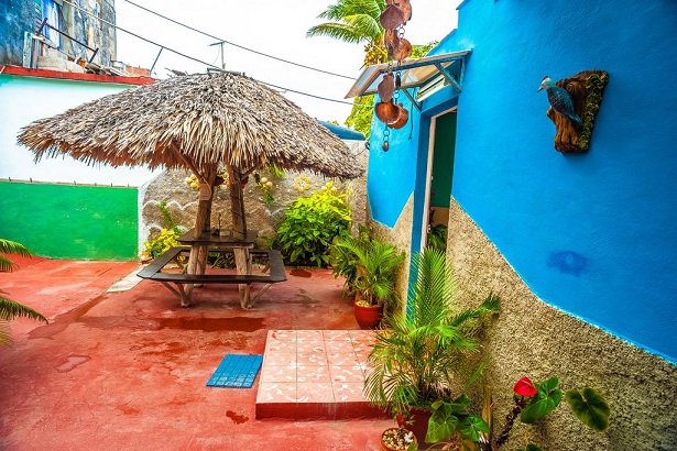 'Patio' Casas particulares are an alternative to hotels in Cuba.